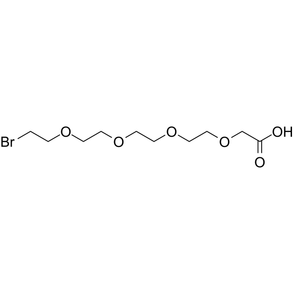 Br-PEG4-acid Chemical Structure