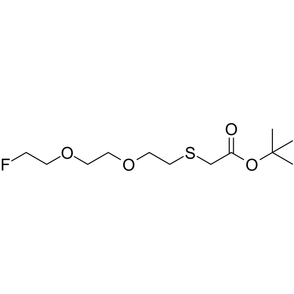 F-PEG2-S-Boc Chemical Structure