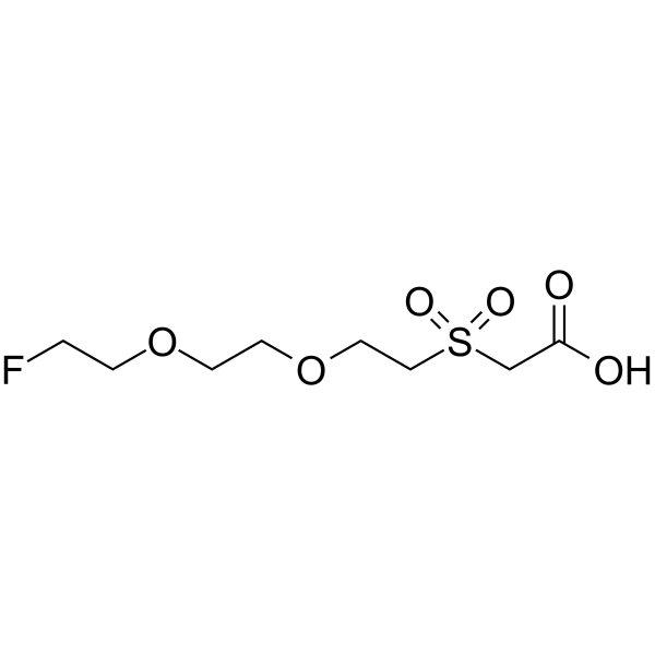 F-PEG2-SO2-COOH Chemical Structure