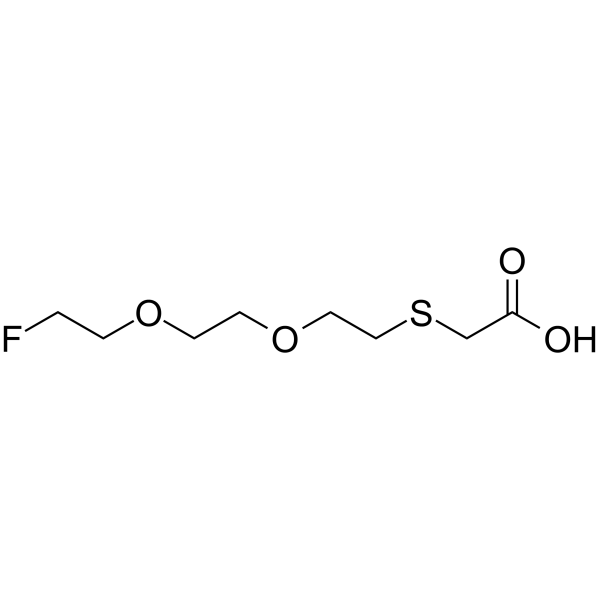 F-PEG2-S-COOH Chemical Structure