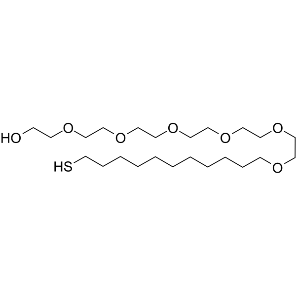 Thiol-C9-PEG7 Chemical Structure