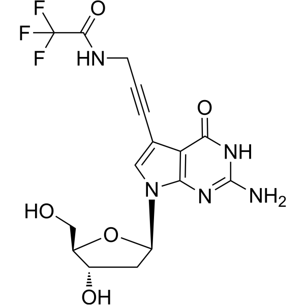 7-TFA-ap-7-Deaza-dG Chemical Structure