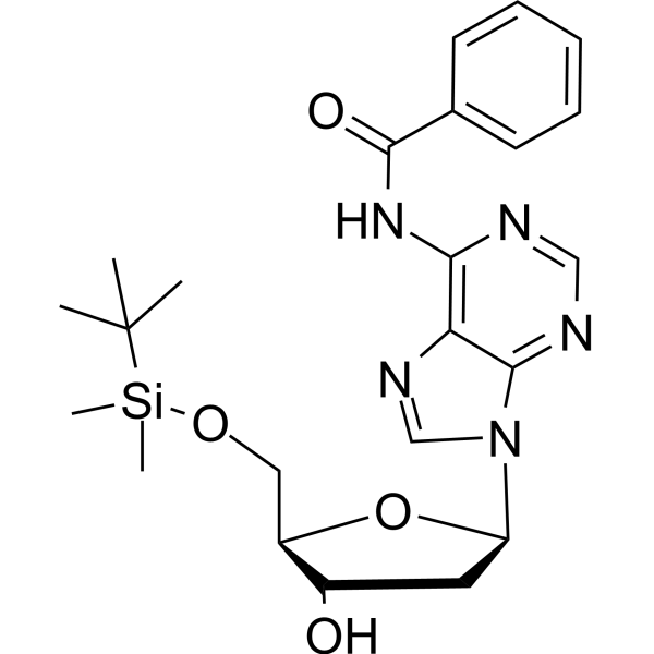 5'-O-TBDMS-Bz-dA Chemical Structure