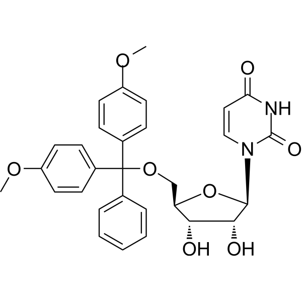 5'-O-DMT-rU Chemical Structure