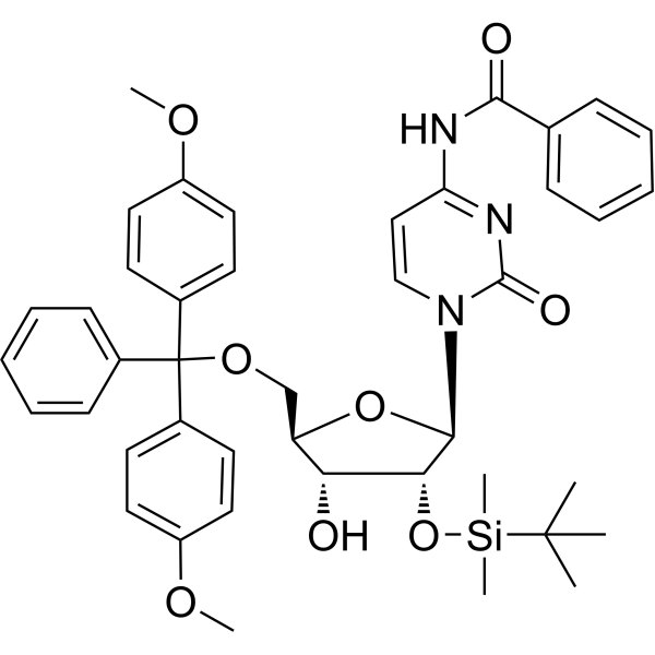 5'-O-DMT-2'-O-TBDMS-Bz-rC Chemical Structure