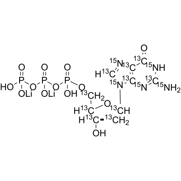 dGTP-13C10,15N5 dilithium