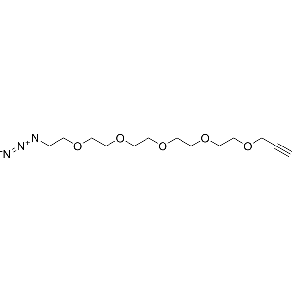 Propargyl-PEG5-azide Chemical Structure