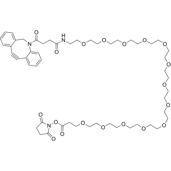 DBCO-PEG13-NHS ester Chemical Structure