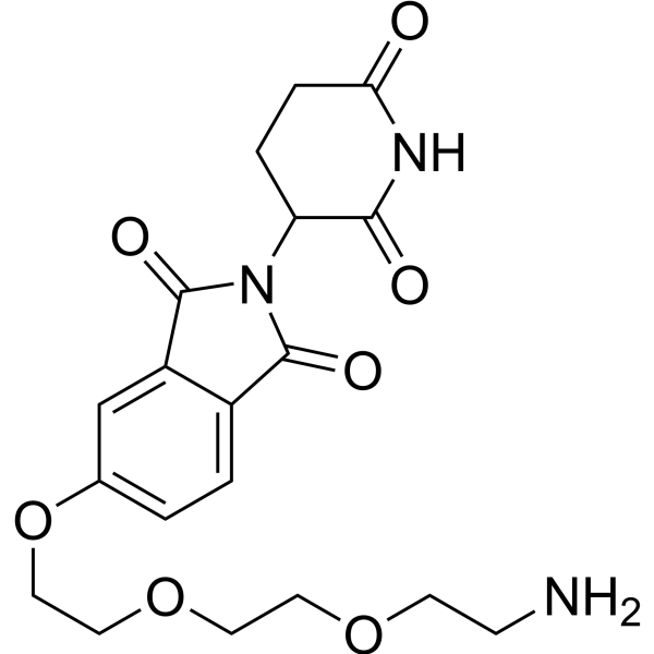 Thalidomide-5-PEG3-NH2 Chemical Structure