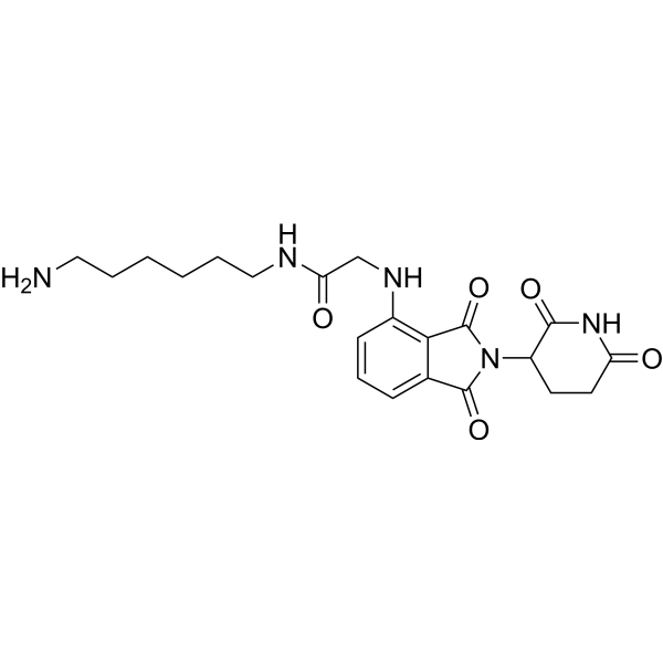 Thalidomide-NH-amido-C6-NH2 Chemical Structure