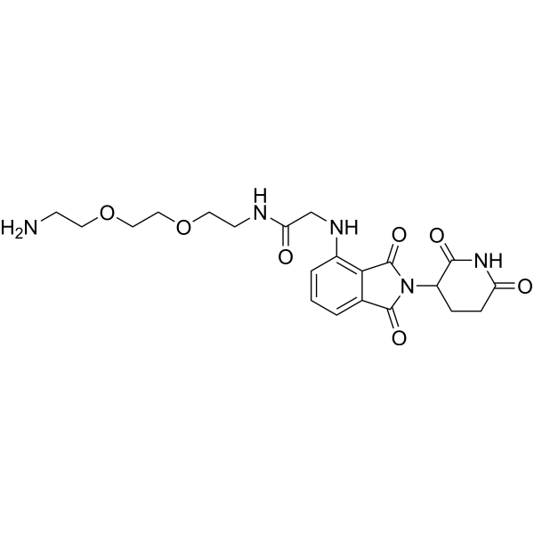 Thalidomide-NH-amido-PEG2-<em>C</em>2-NH2