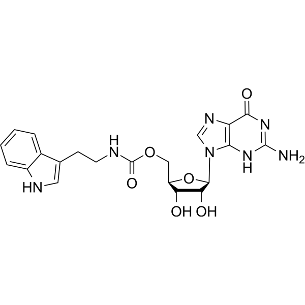 Tryptamine guanosine carbamate Chemical Structure