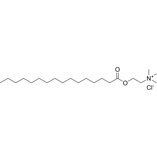 Palmitoylcholine chloride Chemical Structure