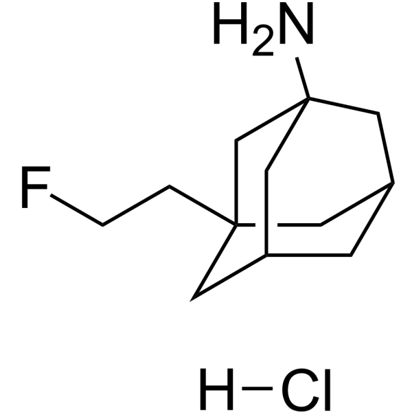 Fluoroethylnormemantine hydrochloride Chemical Structure