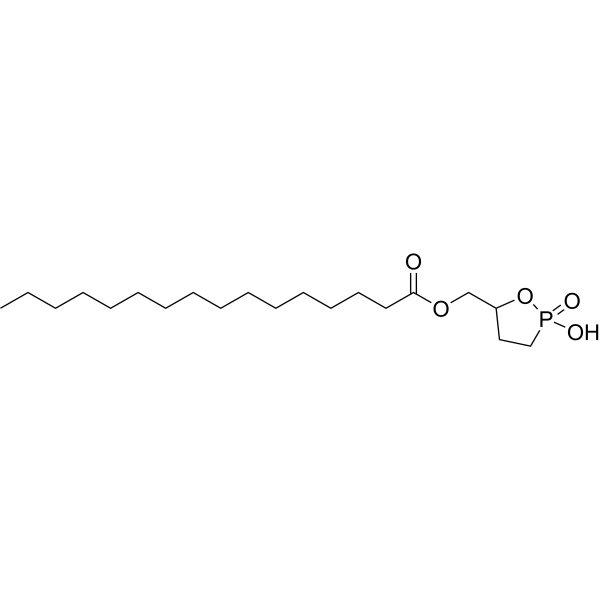 Palmitoyl 3-carbacyclic phosphatidic acid Chemical Structure