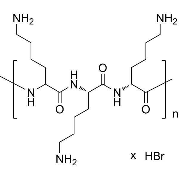 Poly-D-lysine hydrobromide (MW 30000-70000) Chemical Structure