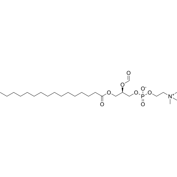 1-Palmitoyl-2-formylyl PC Chemical Structure