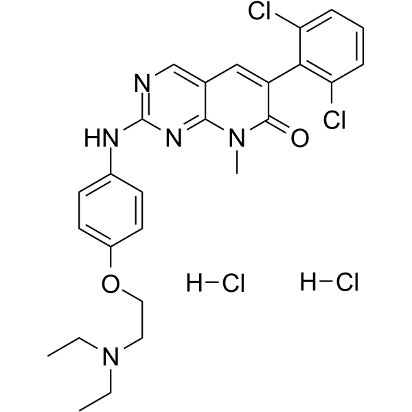 PD0166285 dihydrochloride Chemical Structure