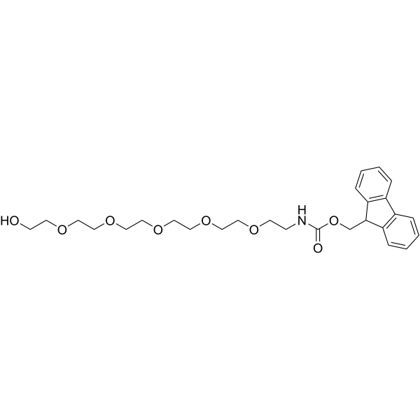 Fmoc-NH-PEG6-alcohol Chemical Structure