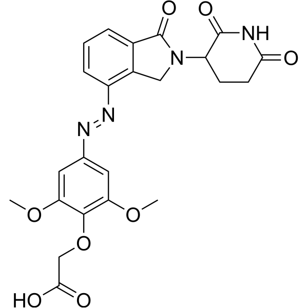 Photo-lenalidomide-acid Chemical Structure