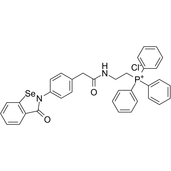 MitoEbselen-2 chloride Chemical Structure