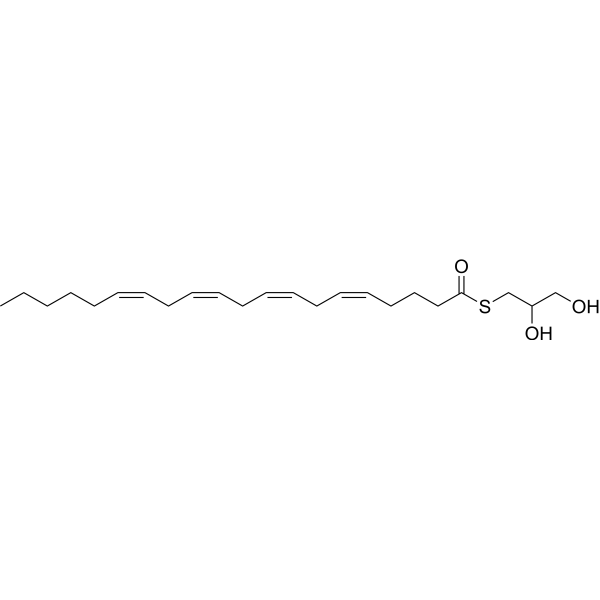 Arachidonoyl-1-thio-glycerol Chemical Structure