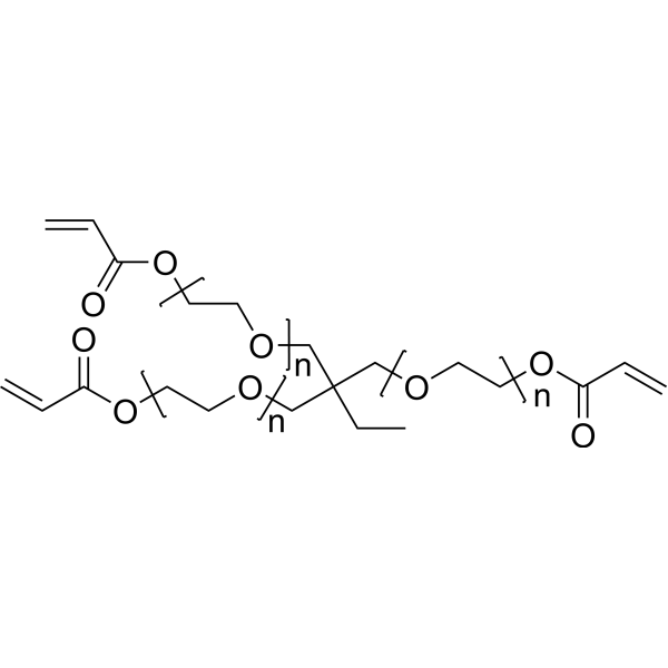 Trimethylolpropane ethoxylate triacrylate Chemical Structure
