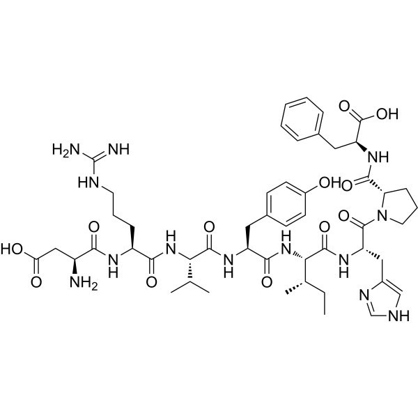 Angiotensin II human Chemical Structure