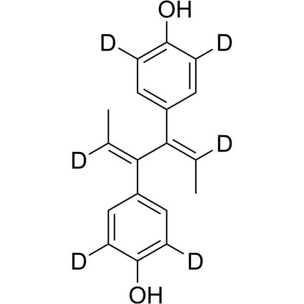 Z,Z-Dienestrol-d<sub>6</sub> Chemical Structure