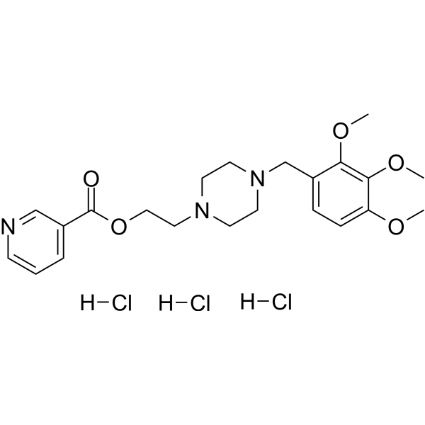 Ninerafaxstat trihydrochloride Chemical Structure