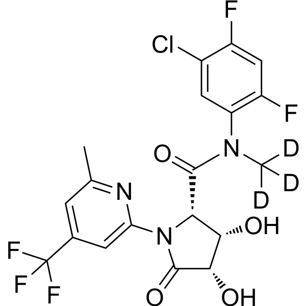 Polθ-IN-1-d<sub>3</sub> Chemical Structure
