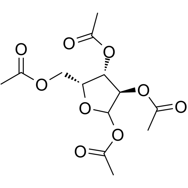 D-Xylofuranose, 1,2,3,5-tetraacetate Chemical Structure