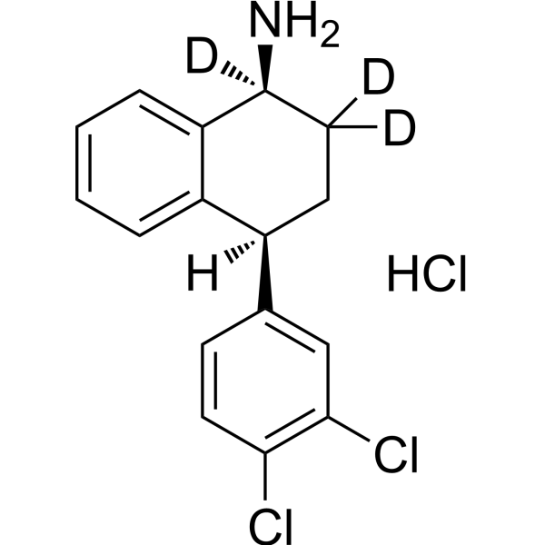(±)-cis-N-Desmethylsertraline-d<em>3</em> hydrochloride