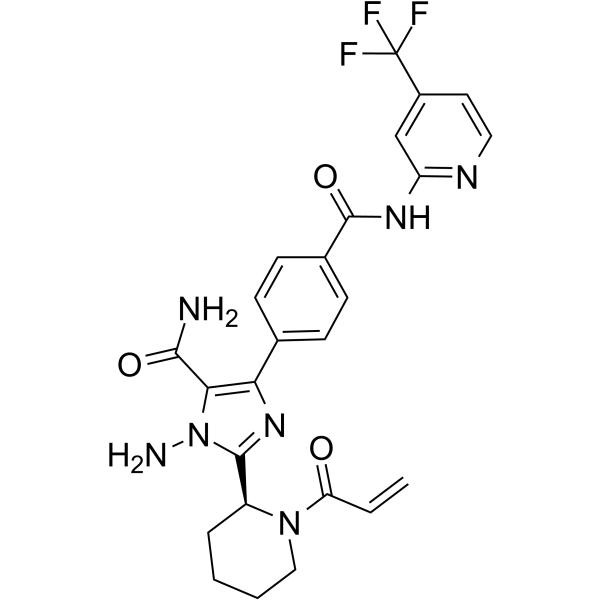 BTK inhibitor 19 Chemical Structure
