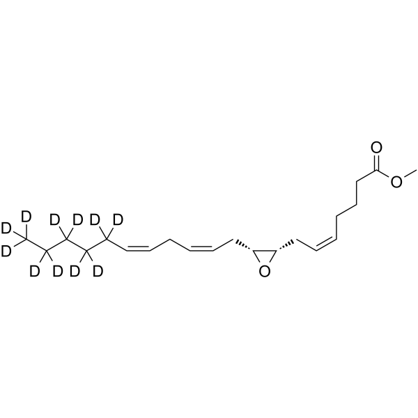 (±)8(9)-EET-d11 methyl ester Chemical Structure