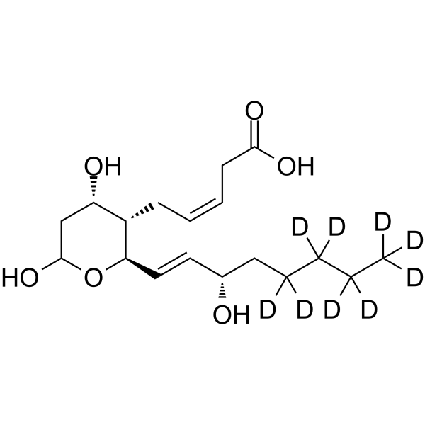 2,3-dinor Thromboxane B2-d9 Chemical Structure