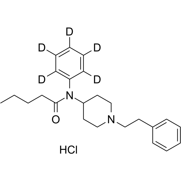 Valeryl fentanyl-d5 hydrochloride Chemical Structure