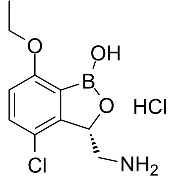 LeuRS-IN-1 hydrochloride Chemical Structure