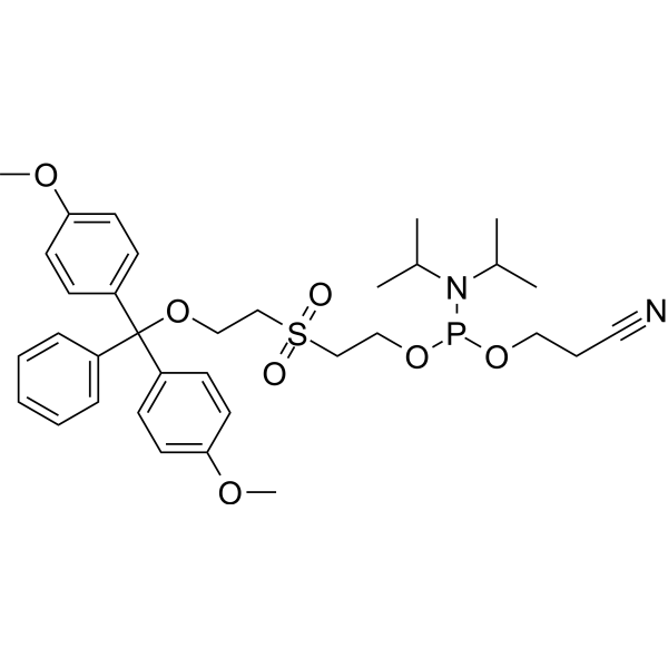 2-O-DMT-Sulfonyldiethanol phosphoramidite Chemical Structure