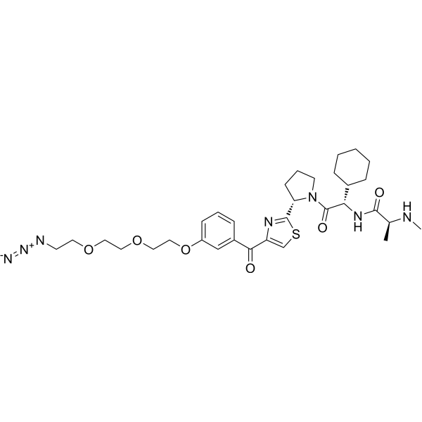 LCL-PEG3-N3 Chemical Structure