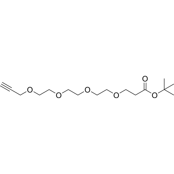 Propargyl-PEG4-Boc Chemical Structure