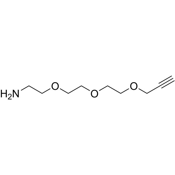 Propargyl-PEG3-amine Chemical Structure
