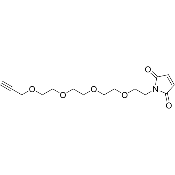 Mal-​PEG4-​propargyl Chemical Structure