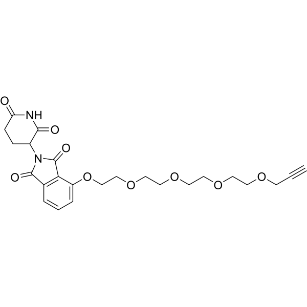 Thalidomide-PEG4-Propargyl Chemical Structure