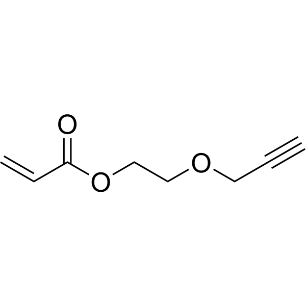 Propargyl-PEG1-acrylate Chemical Structure