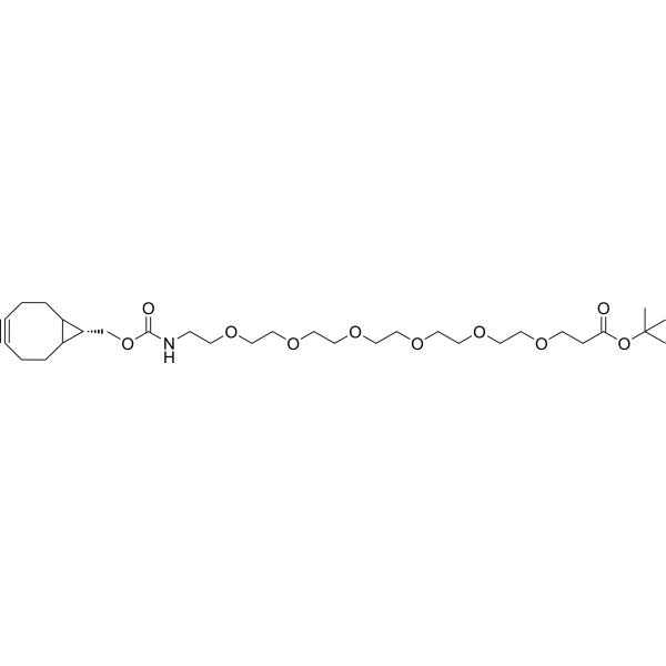 endo-BCN-PEG6-Boc Chemical Structure