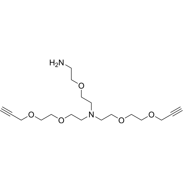 N-(Amino-PEG1)-N-bis(PEG2-propargyl)