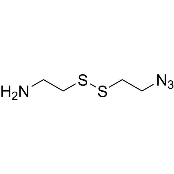 Azidoethyl-SS-ethylamine Chemical Structure