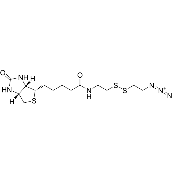 Azide-C2-SS-C2-biotin Chemical Structure