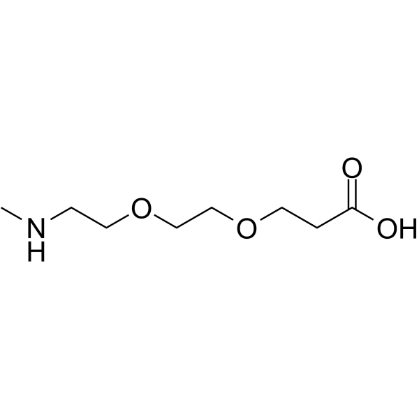 <em>Methylamino</em>-PEG2-acid